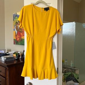 Beautiful gold dress Donna Morgan dress.